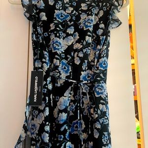Karl Lagerfeld floral midi! Never worn, perfect for weddings, work, date night
